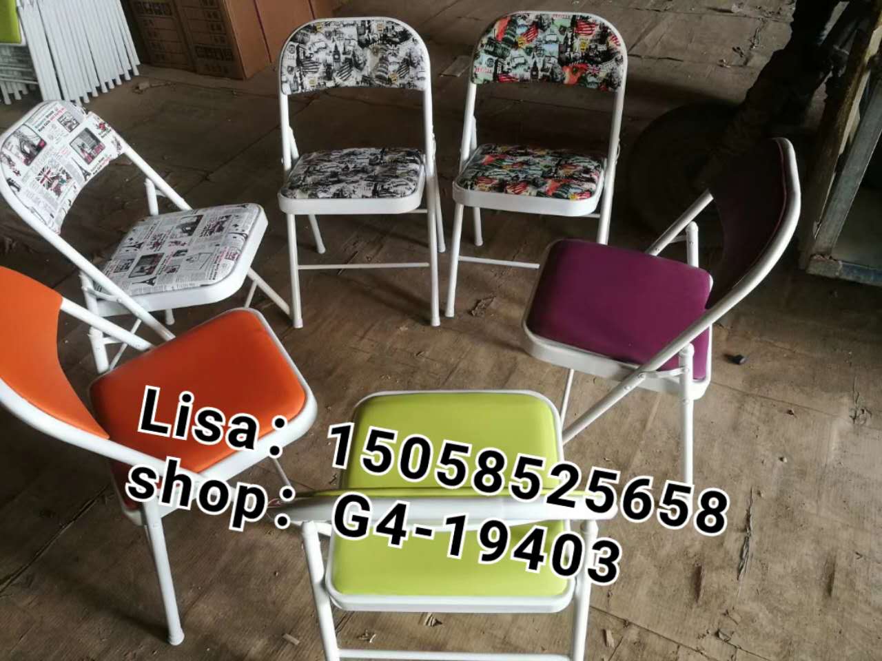 Folding chair back chair Simple office chair Meeting chair Training chair Rental row chair Computer chair
