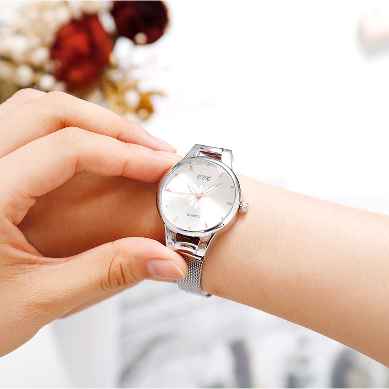 ins风韩版权志龙同款小雏菊网带手表学院风简约礼品表