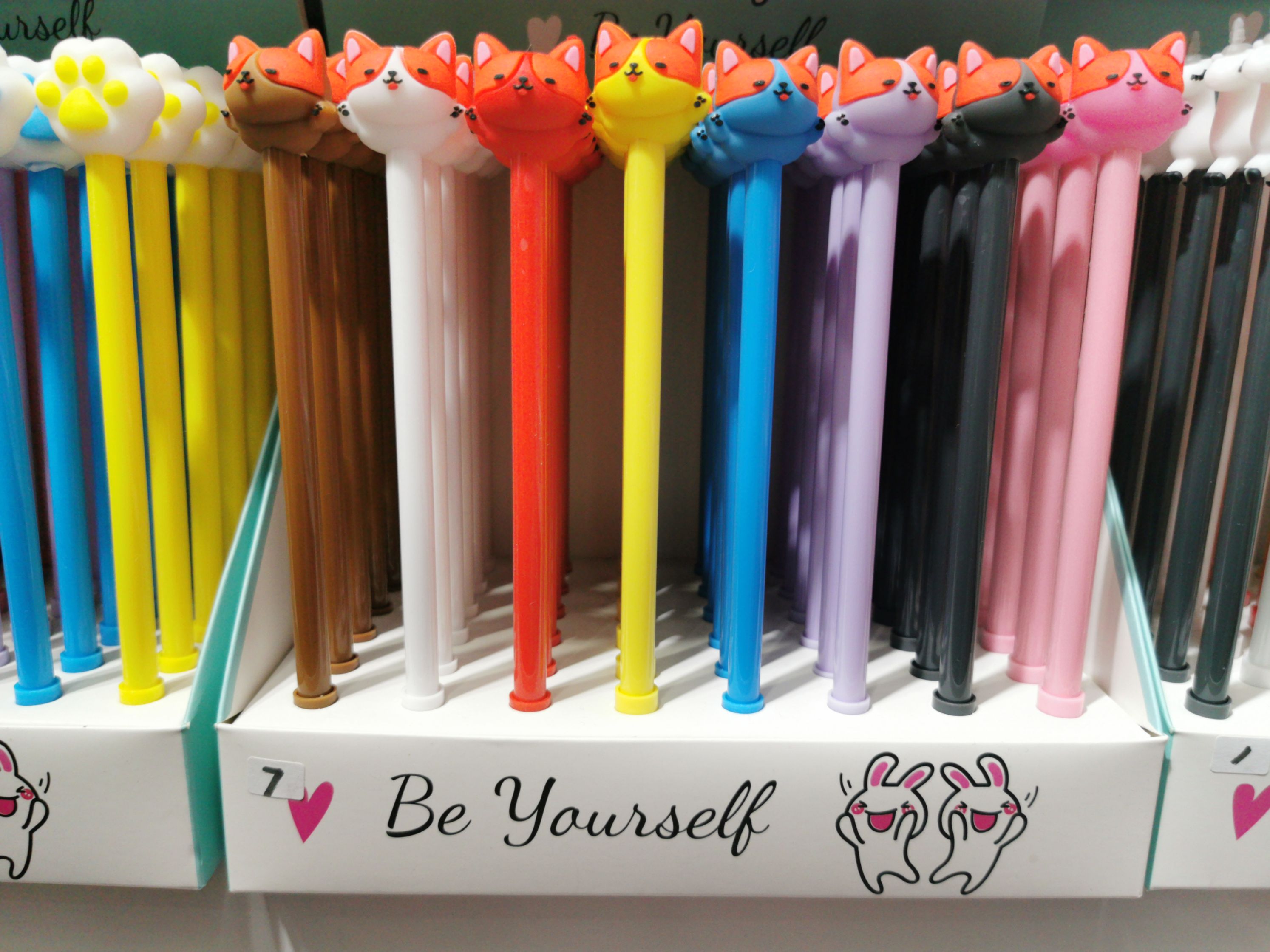 义乌好货 厂家直销新款卡通软胶头 7# 可爱柴犬 8色款热卖