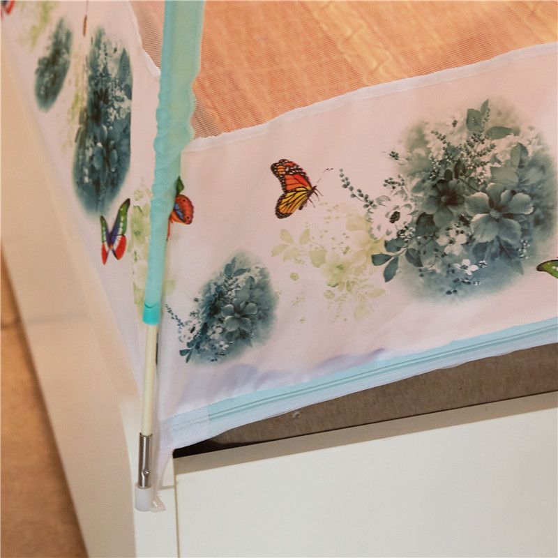 Mosquito Magic Free Installation Mosquito Net Bird Language Floral Mosquito Net Manufacturers Direct Sales Mosquito Net Application Scenario