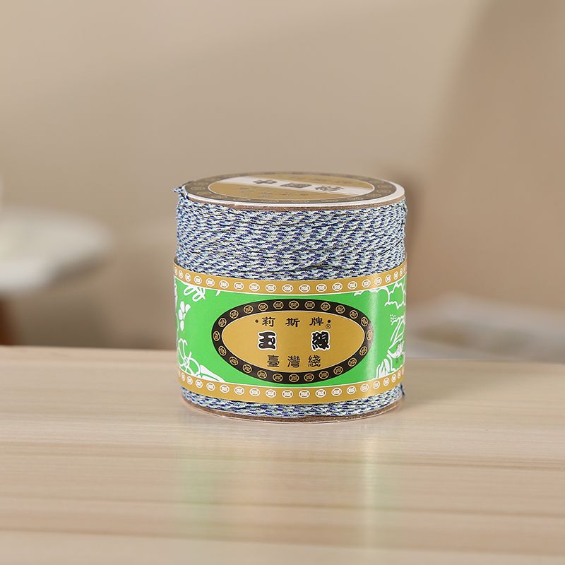 130M/Curly Yarn Plus Gold Jade Thread 1Mm Handmade Diy China Knot Braided Wire Bracelet Sachet Braided Rope Item Picture