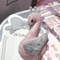 Modern Girl Autumn And Winter Swan Cute Children's Baby Clamp Single Color Mix 20 Batch Free Shipping Application Scenario