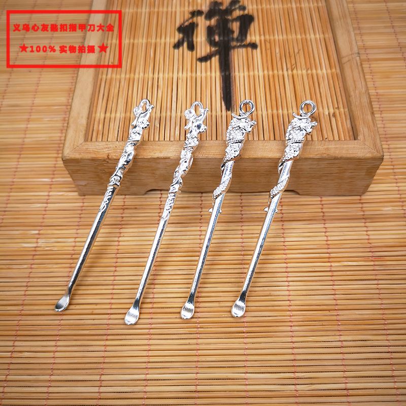 龙凤银耳勺 925银掏耳挖器耳扒现货批发 珠宝赠送礼品详情6