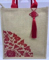 Customized logo for jute shopping bags and gift bags details Picture