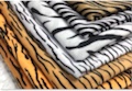 Factory direct sales of short plush zebra print, leopard print and animal print fabrics Application Scenario