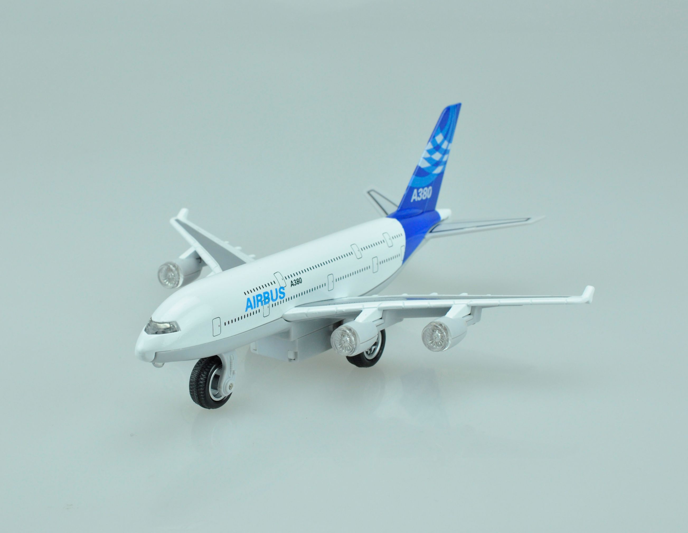 New children's alloy airplane toy, Huili Sound and Light detail image 3