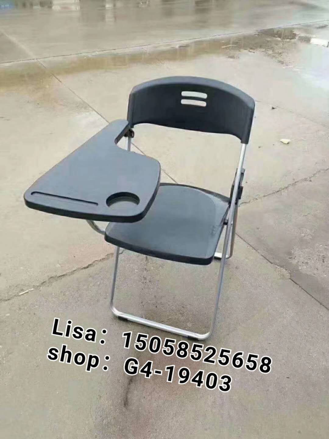 培训椅折叠椅 靠背椅子 简约办公椅 活动会议椅子 租赁排椅电脑椅