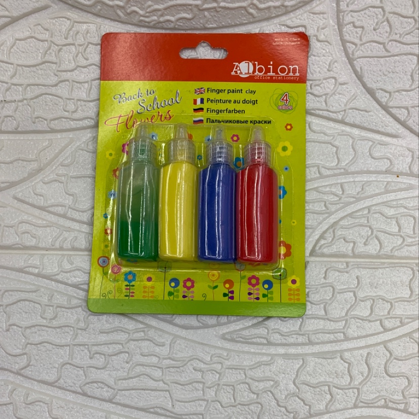 4 colors textile pigments, 30 ml textile pigments