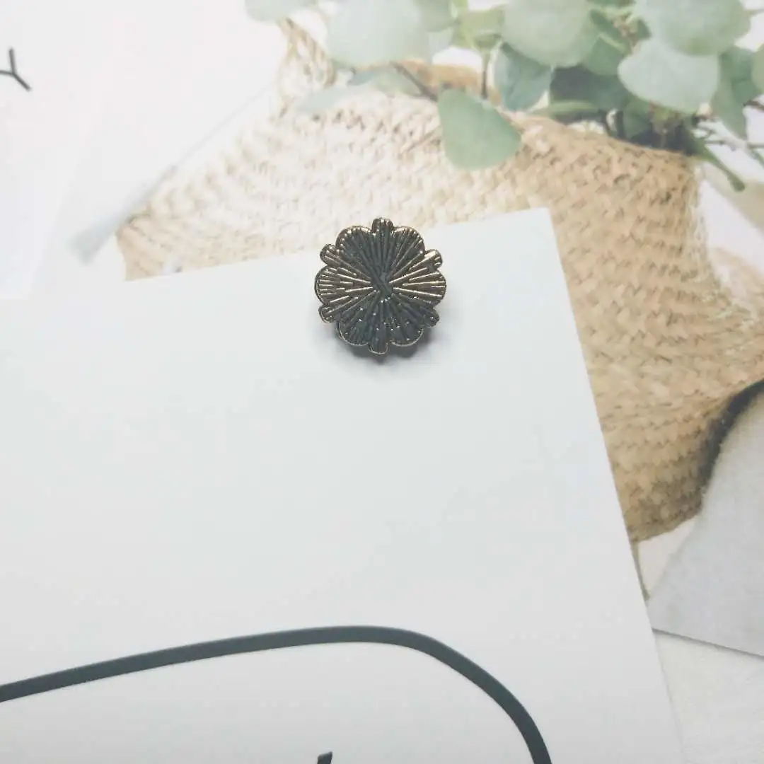 Korean version pearl flower DIY headwear, earrings, lace bow tie accessories, zinc alloy 100ps per pack detail image 2