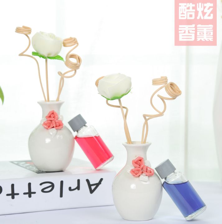 Liquid aroma diffuser bottle deodorizing flameless aroma diffuser bottle with dried flowers Specification image