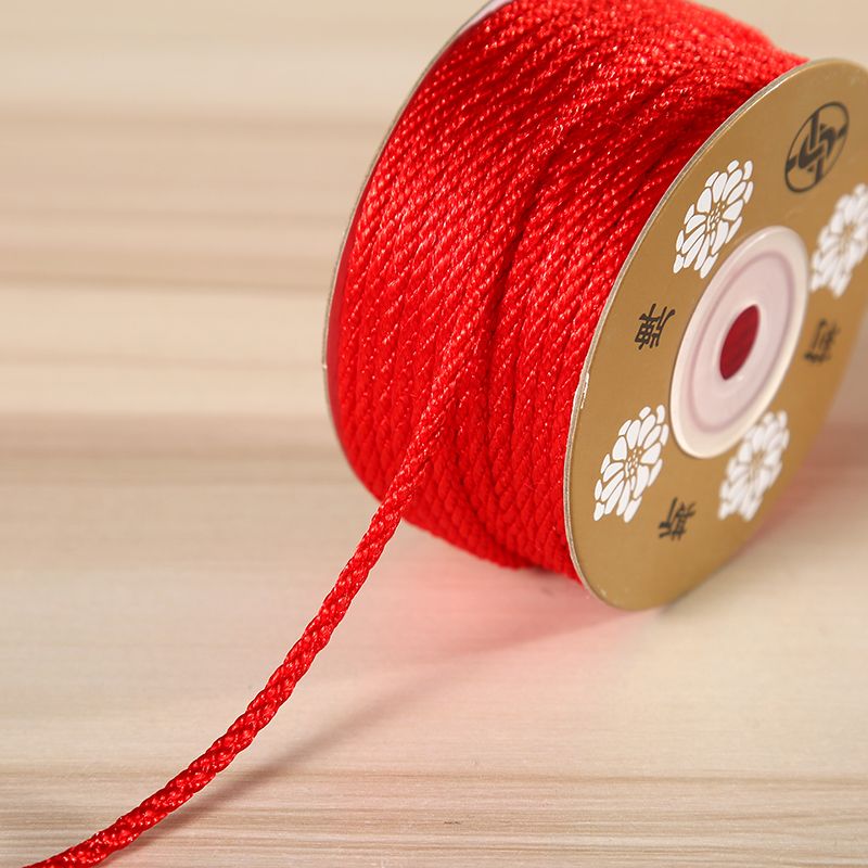 现货璎珞绳25米/卷 中国结线材手工diy编织绳无弹力香包编织绳