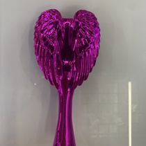 TT comb household princess hair massage anti static power grid red hair cute students do not tie a knot comb