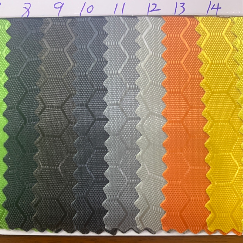 pvc厂家直销热销新款皮革大量现货高中低档箱包沙发鞋材面料大足球pvc产品图