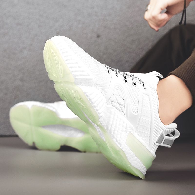 Adu Shoes 1625 Main Push Popcorn Thick Sole High Bounce Flying Knitting Sports Casual Shoes 39-44 Application Scenario