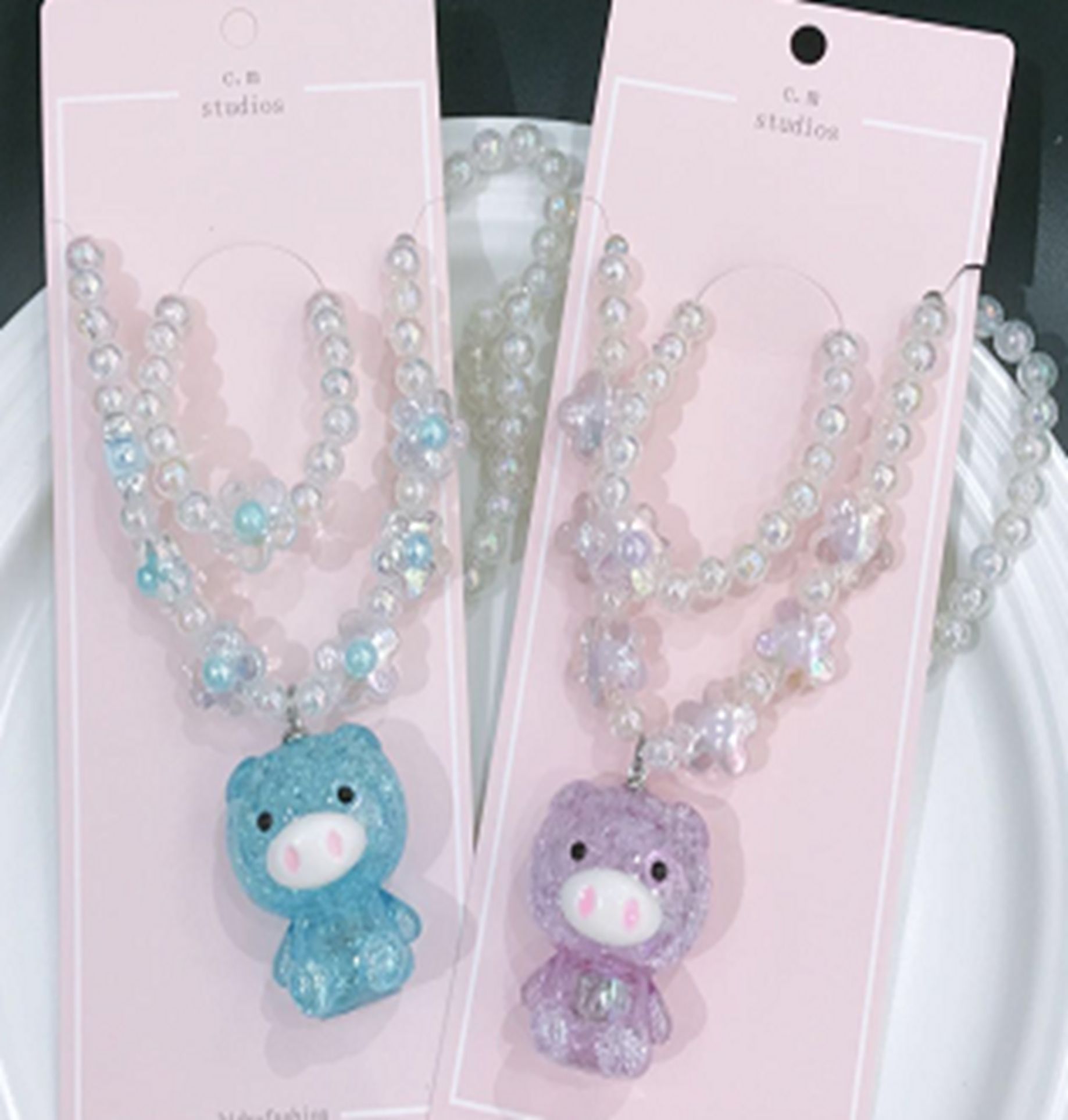 Yiwu good pig Necklace set /8431