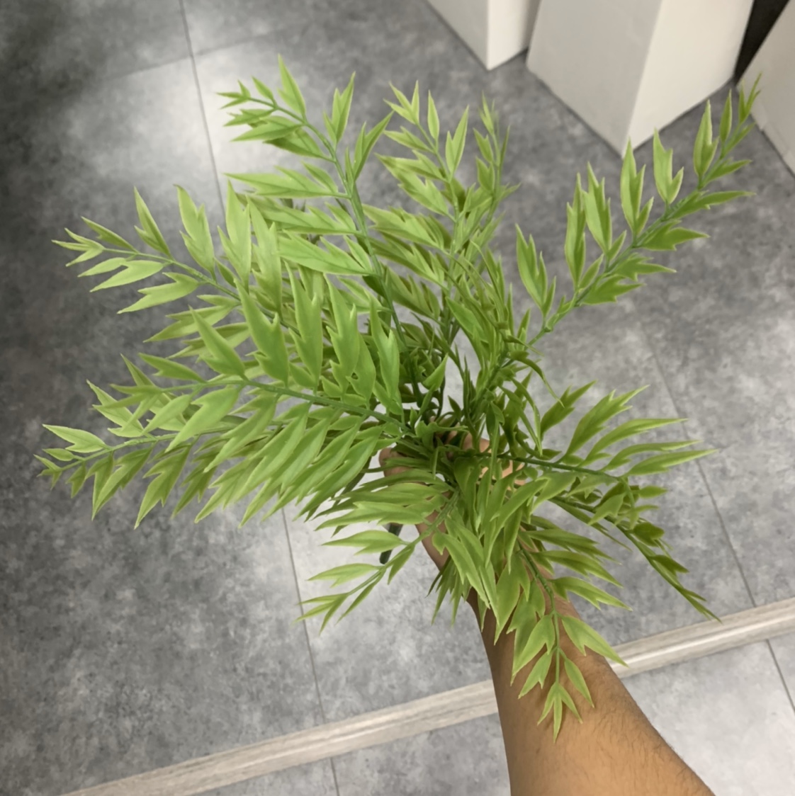 Simulation plant green plant potted home display floor green plant plastic grass 2 thumbnail