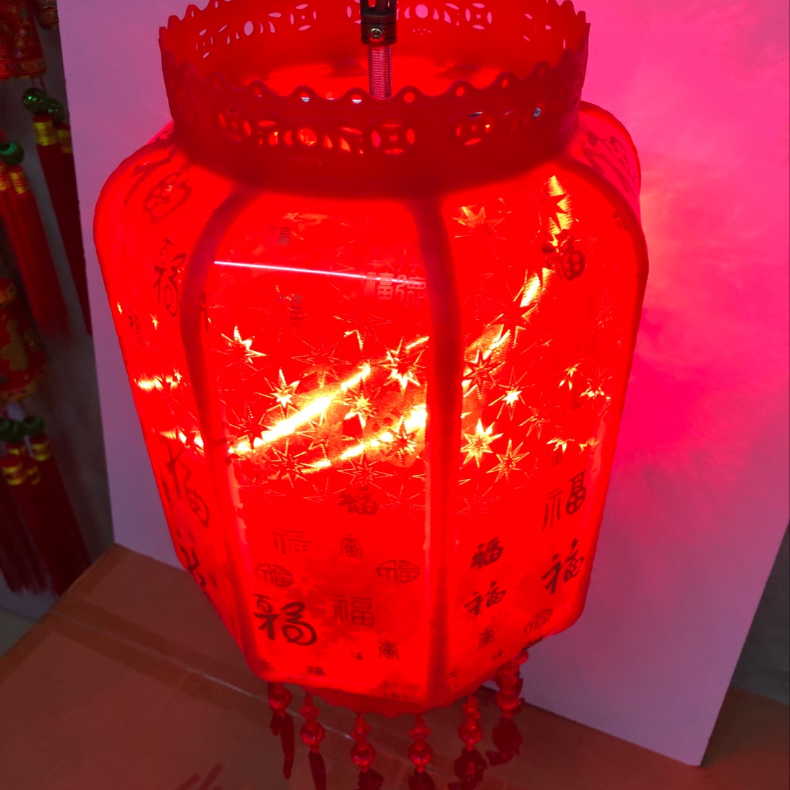 2021 new style factory direct sales wholesale acrylic rotating lights, wedding and festival supplies. Moving into a new home details Picture