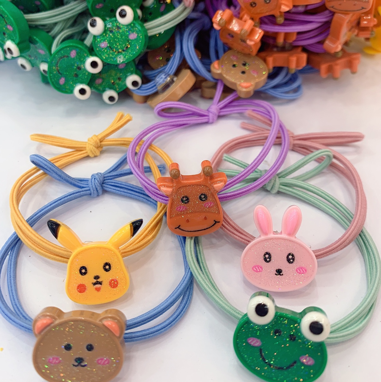 Two-sided cartoon rubber band thumbnail