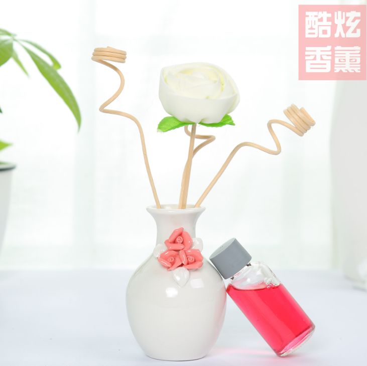 Liquid aroma diffuser bottle deodorizing flameless aroma diffuser bottle with dried flowers details Picture