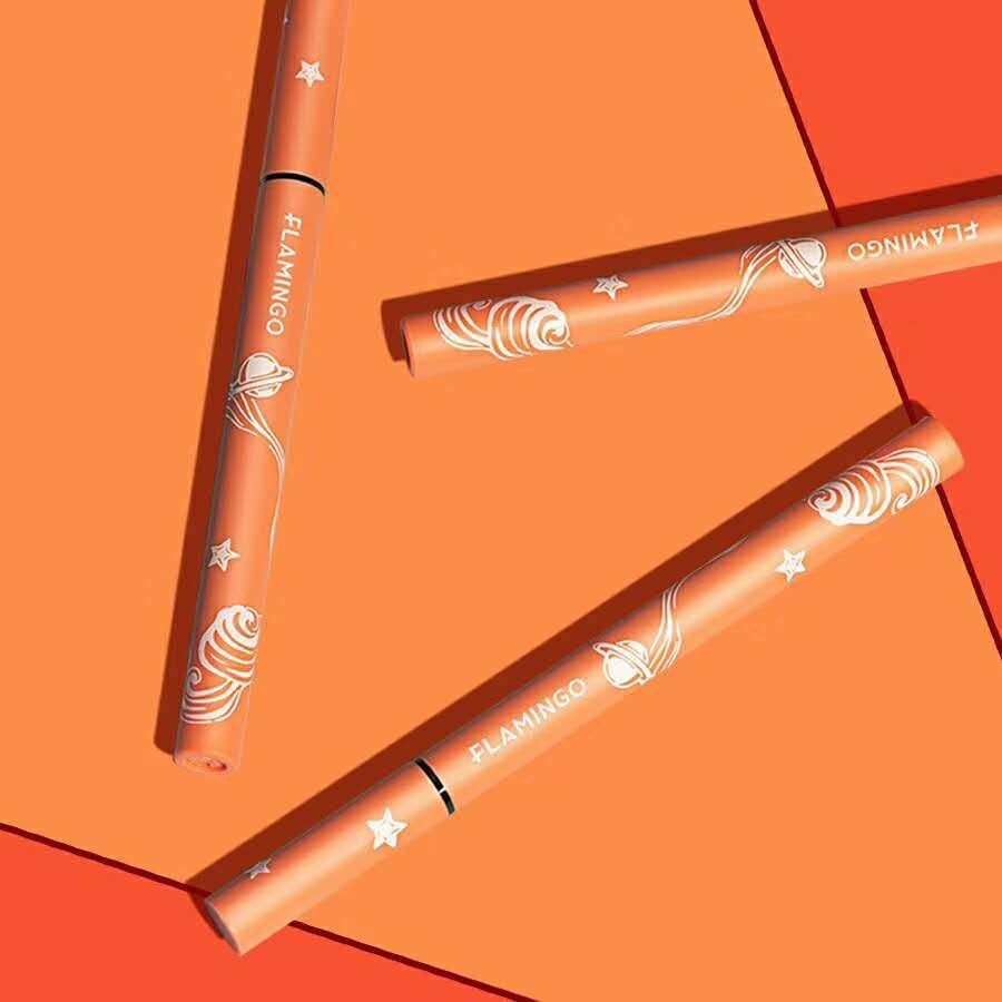 Genuine Flamingo national trend eyeliner liquid pen is waterproof, sweat-proof, does not easily smudge, does not fade for a long time, and ensures smooth eyeliner for beginners details Picture