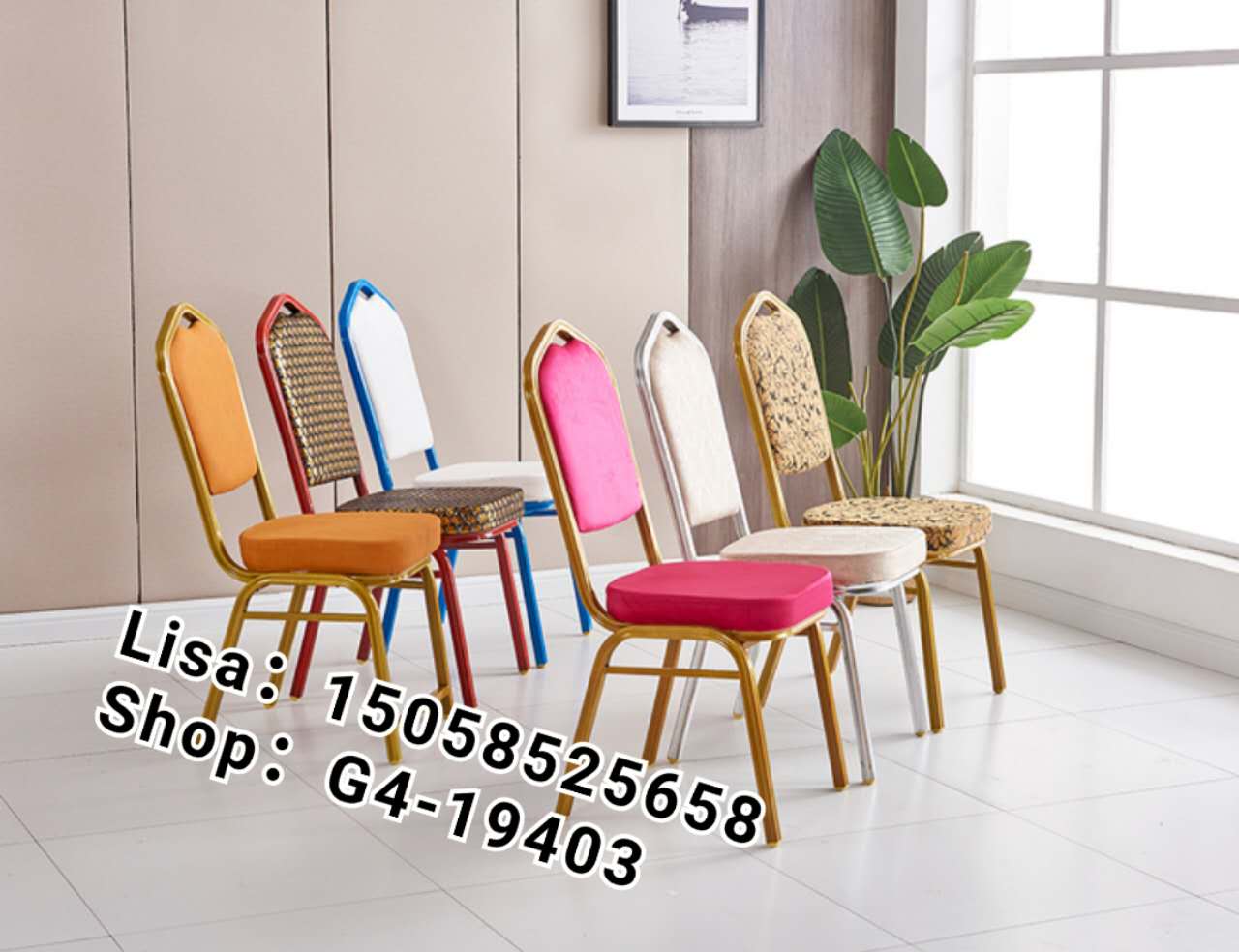 供应折叠椅 靠背椅子 简约办公椅 会议椅子 培训椅租赁排椅电脑椅详情图4