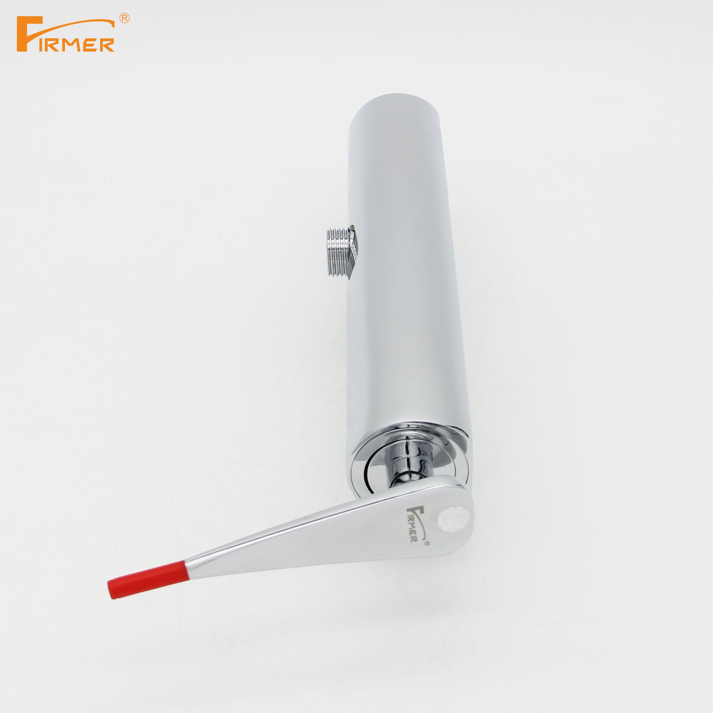 FIRMER full copper bath shower triple faucet hot and cold mixing valve bathroom easy details Picture