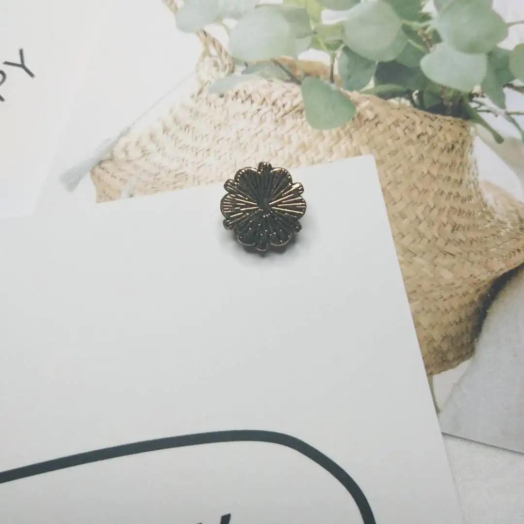 Korean version pearl flower DIY headwear, earrings, lace bow tie accessories, zinc alloy 100ps per pack detail image 3