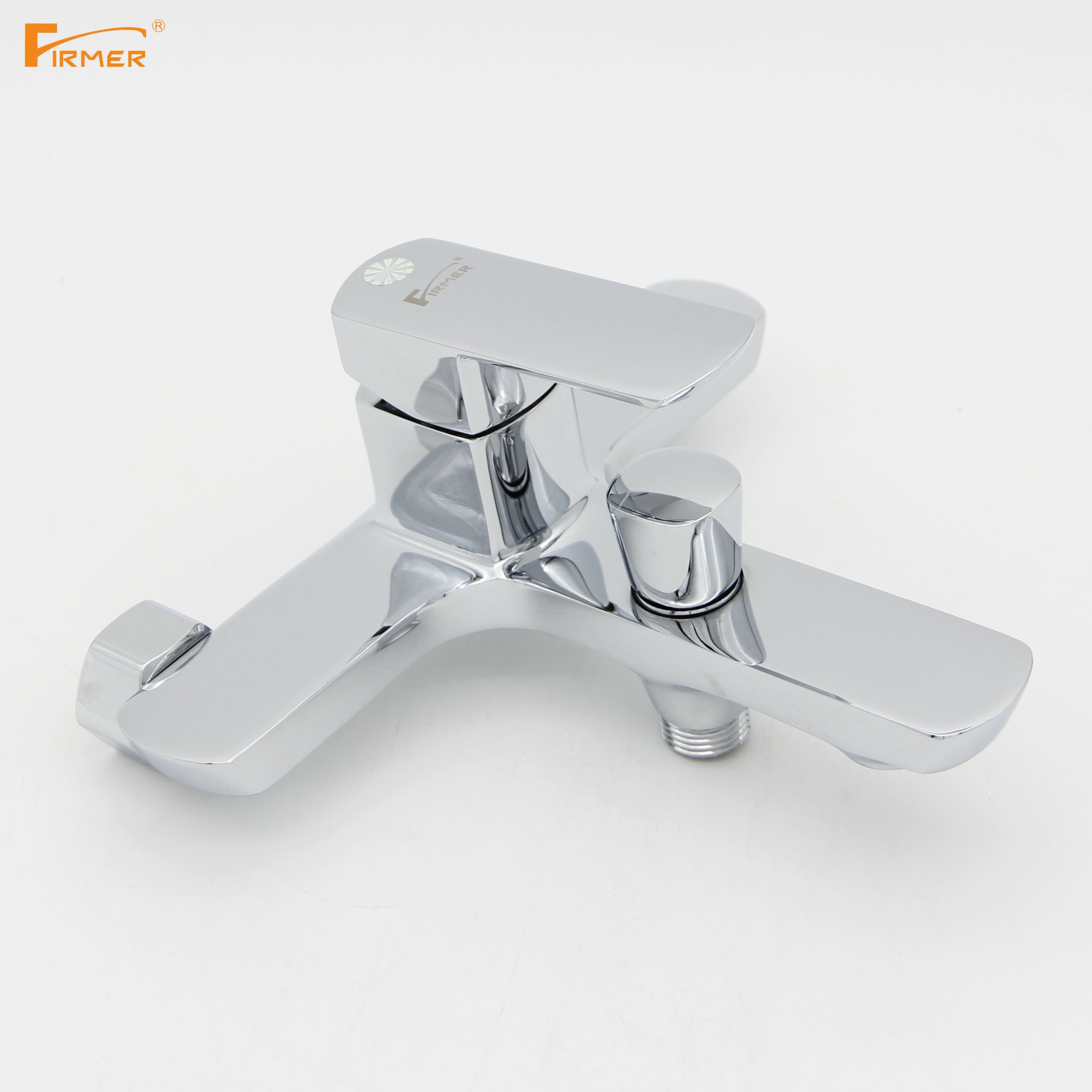 FIRMER full copper bathroom hot and cold shower bathroom faucet bath switch full figure