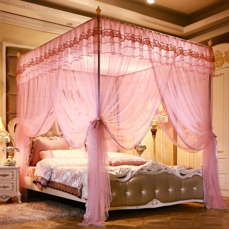 Floor To Floor Stainless Steel Palace Mosquito Net - Lime Summer Specification drawing