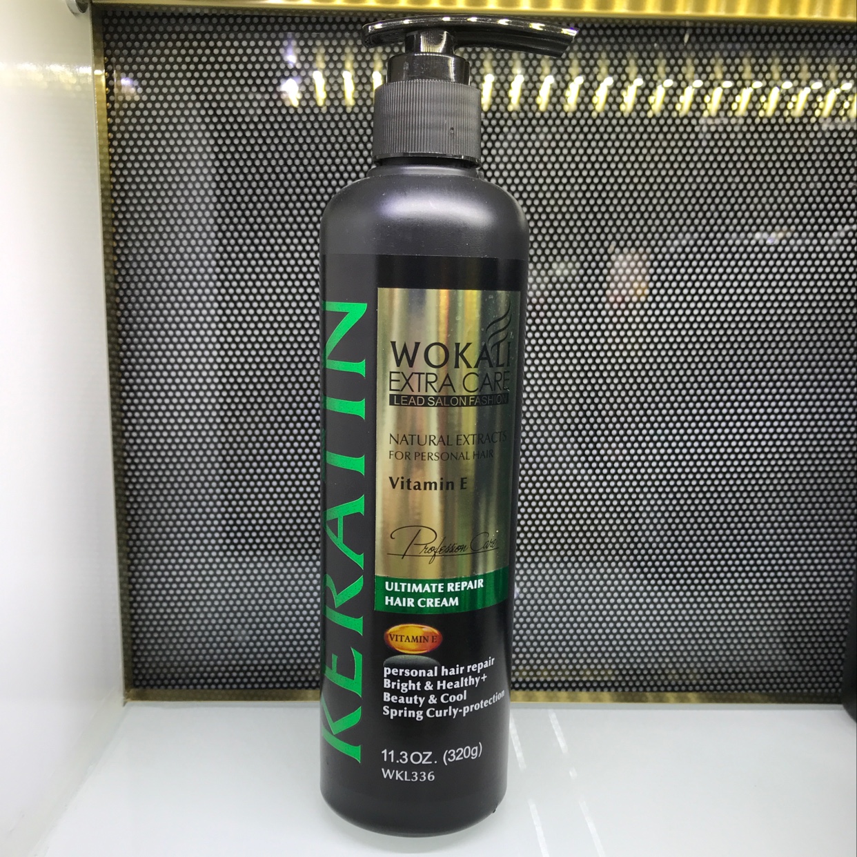 Green standard hair cream full figure