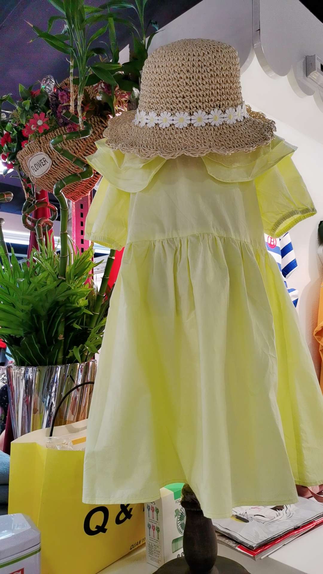 夏款韩版柠檬绿 连衣
