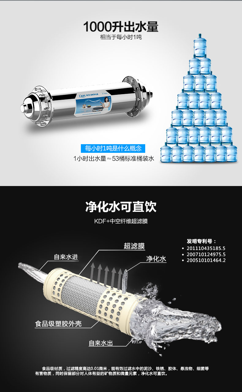 泉来厨房直饮机JC-1000A详情1