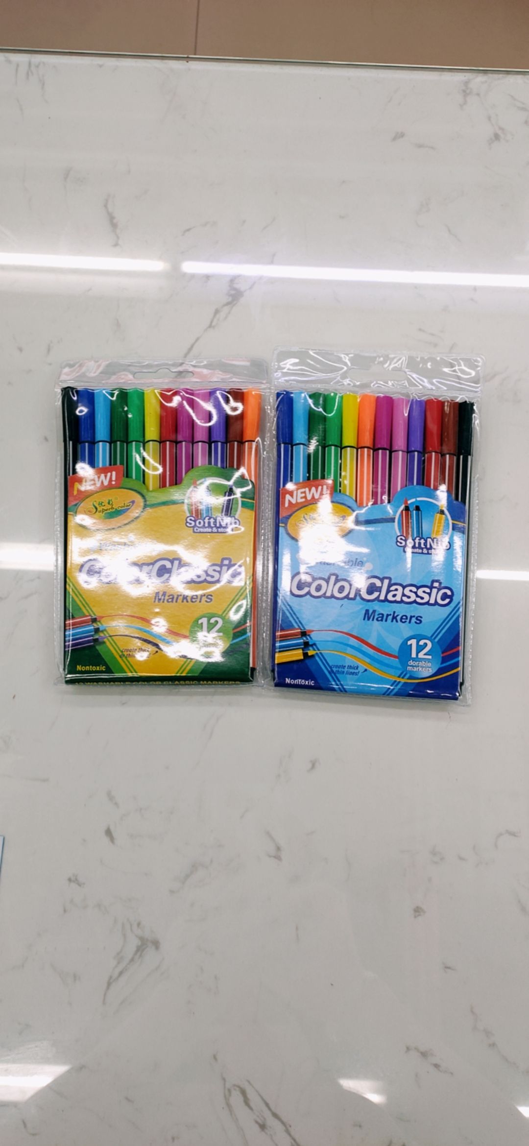 208-12色水彩笔PVC袋子包装