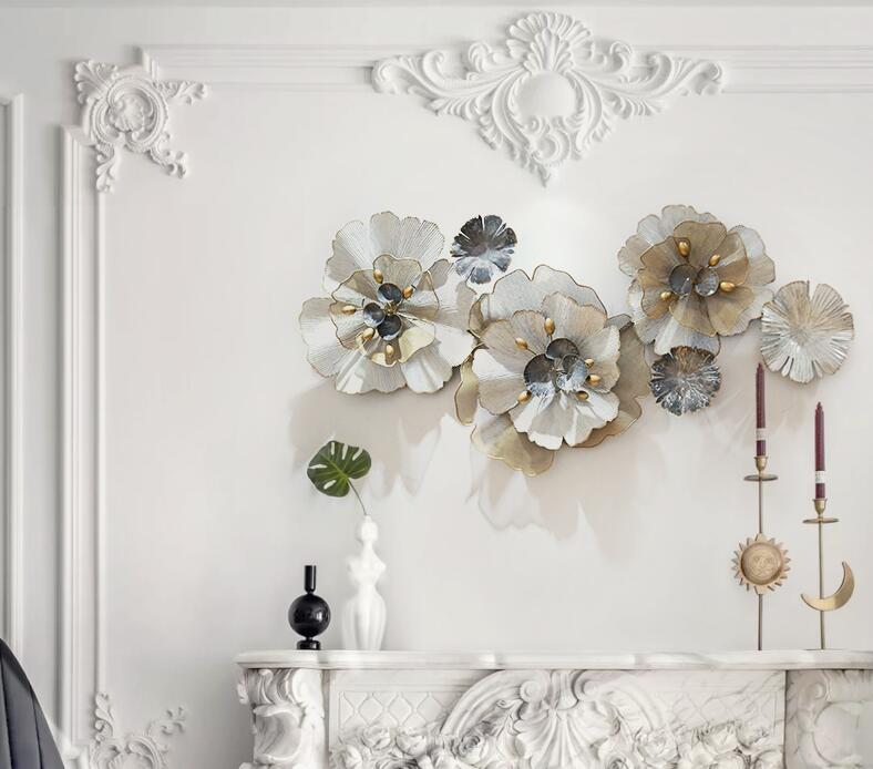 法式网红墙面装饰客厅电视沙发背景墙上挂件创意床头壁挂铁艺壁饰