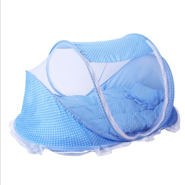 婴儿宝宝蚊帐三件套可折叠免安装儿童蚊帐外贸跨境热款厂家直销详情图3