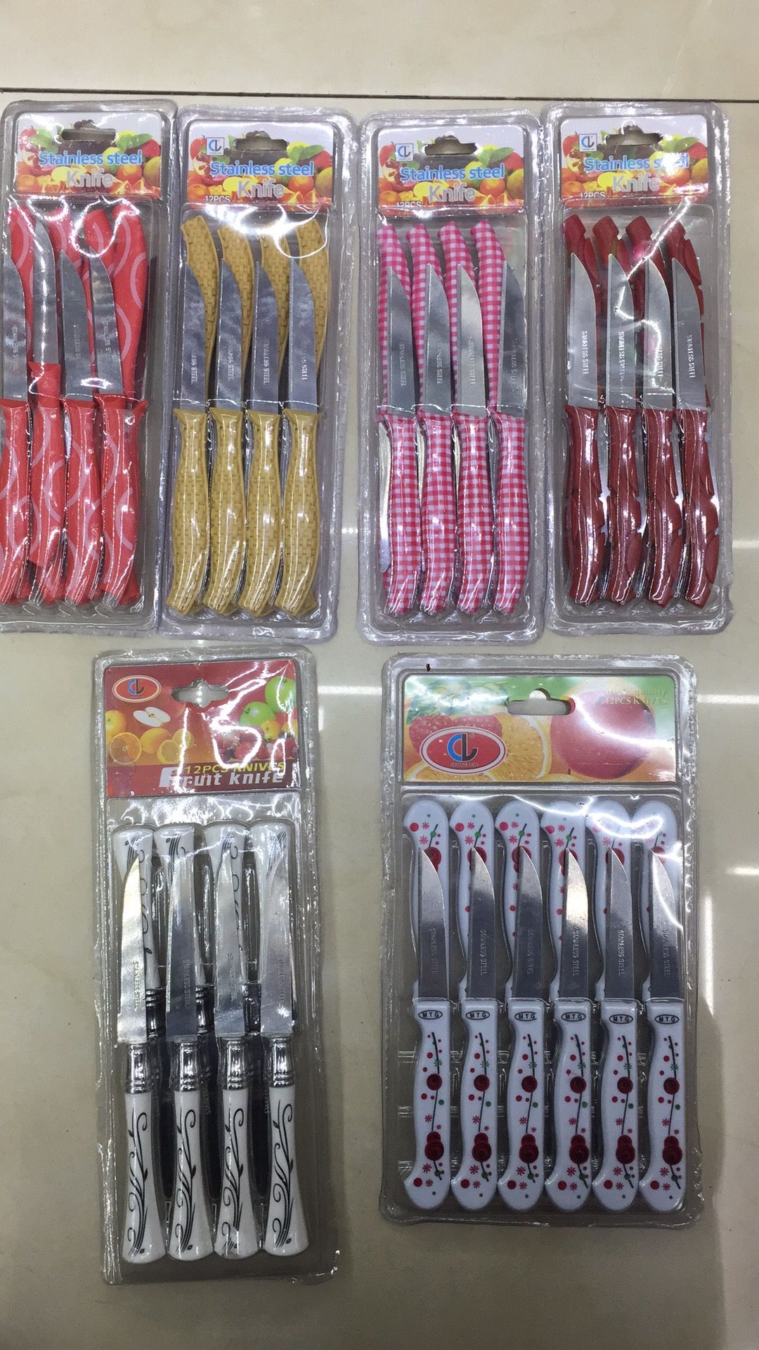 Yiwu Good Goods All Kinds Of High And Low Table Knives