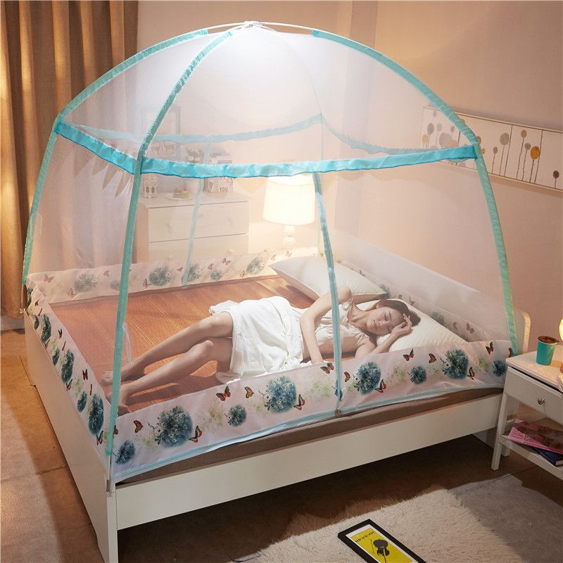 Mosquito Magic Free Installation Mosquito Net Bird Language Floral Mosquito Net Manufacturers Direct Sales Mosquito Net full figure