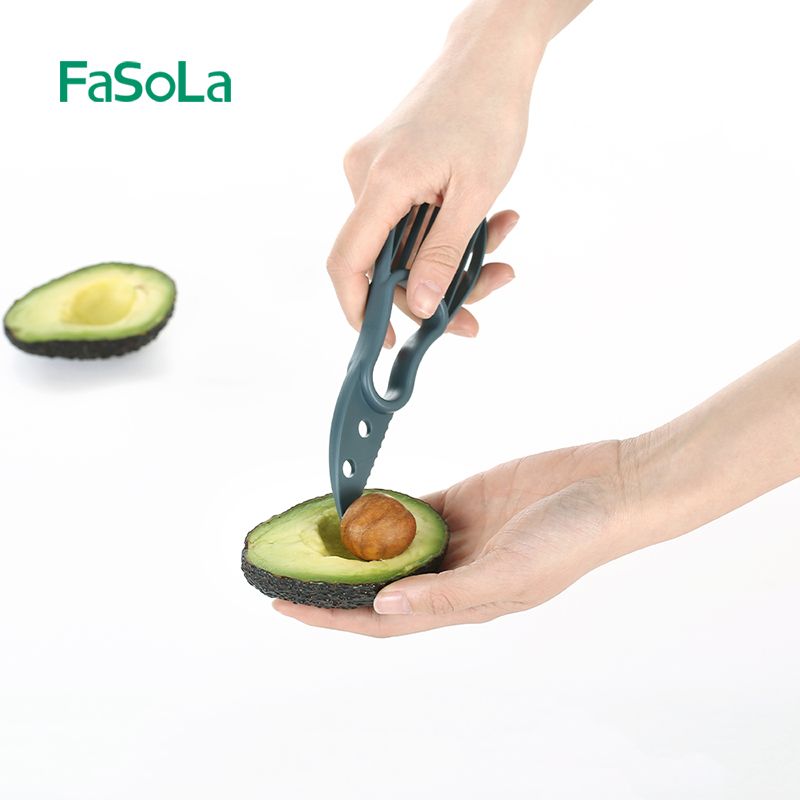 Three-in-one Avocado Magic Tool Slicer, multi-functional cutter, Avocado Cutting tool, pitting and core Removal knife