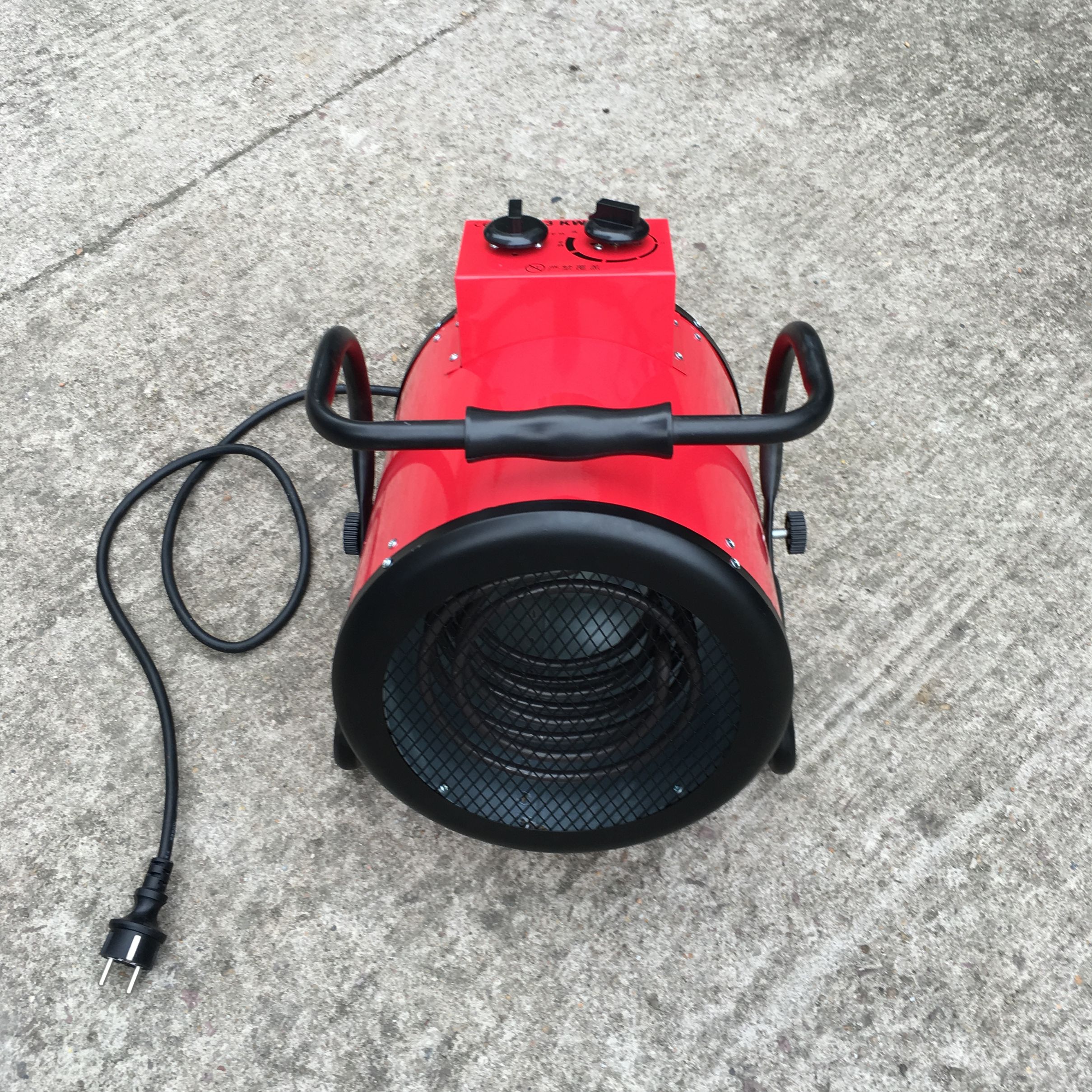 Cross-border foreign trade 3KW220V 27-diameter round industrial warm air blower, heater, dryer, hot air blower and insulation equipment detail image 6