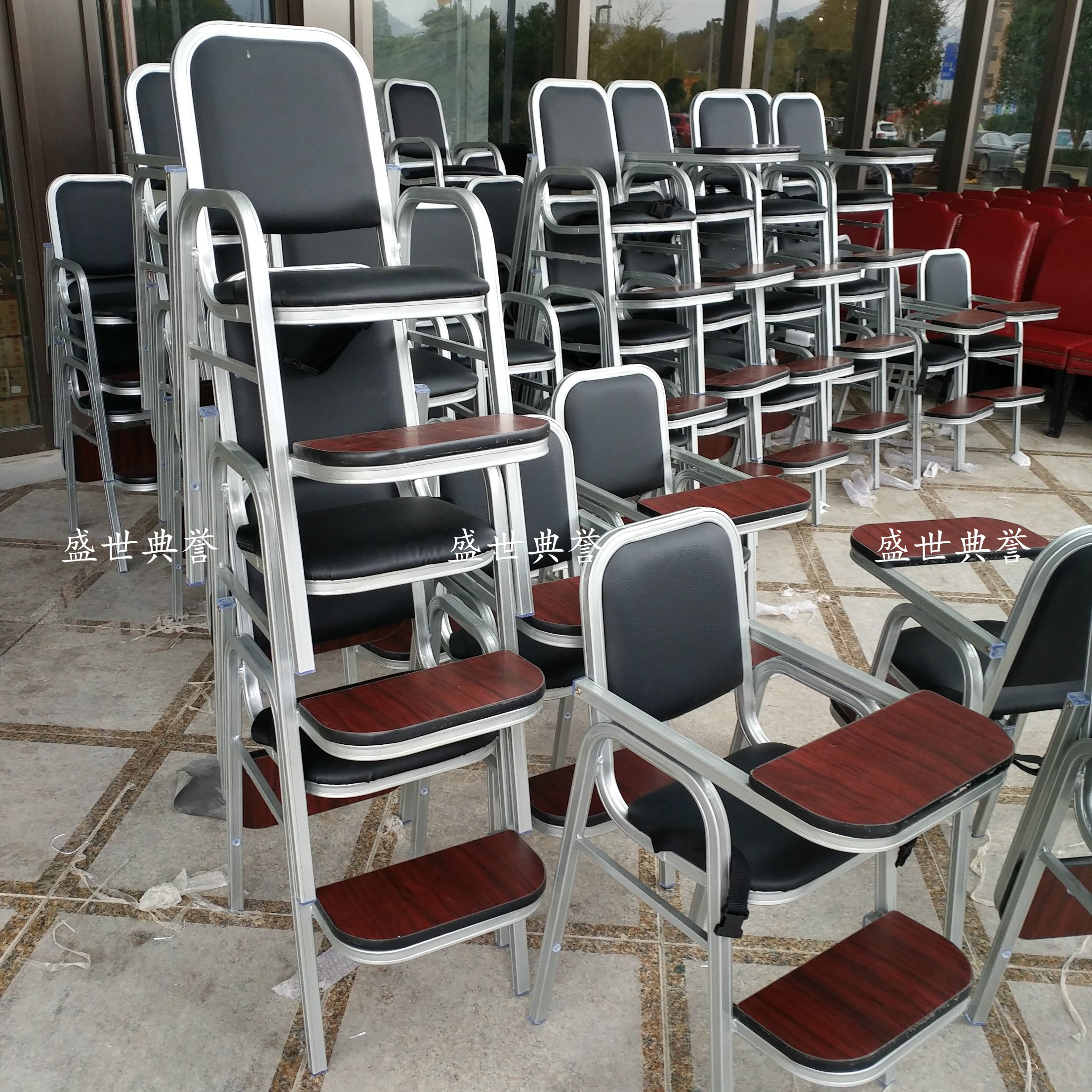 上海五星级酒店宴会厅铝合金宝宝椅 餐厅包厢儿童餐椅 贝贝椅BB椅详情图6