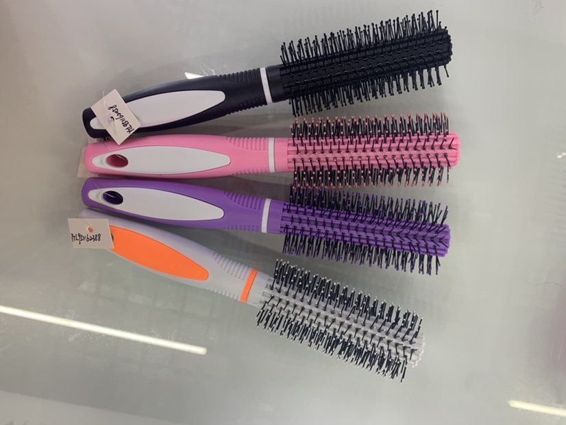 Cylinder air bag massage comb anti-static curling hair comb cylinder rolling comb long hair plastic ribs comb hair styling comb thumbnail