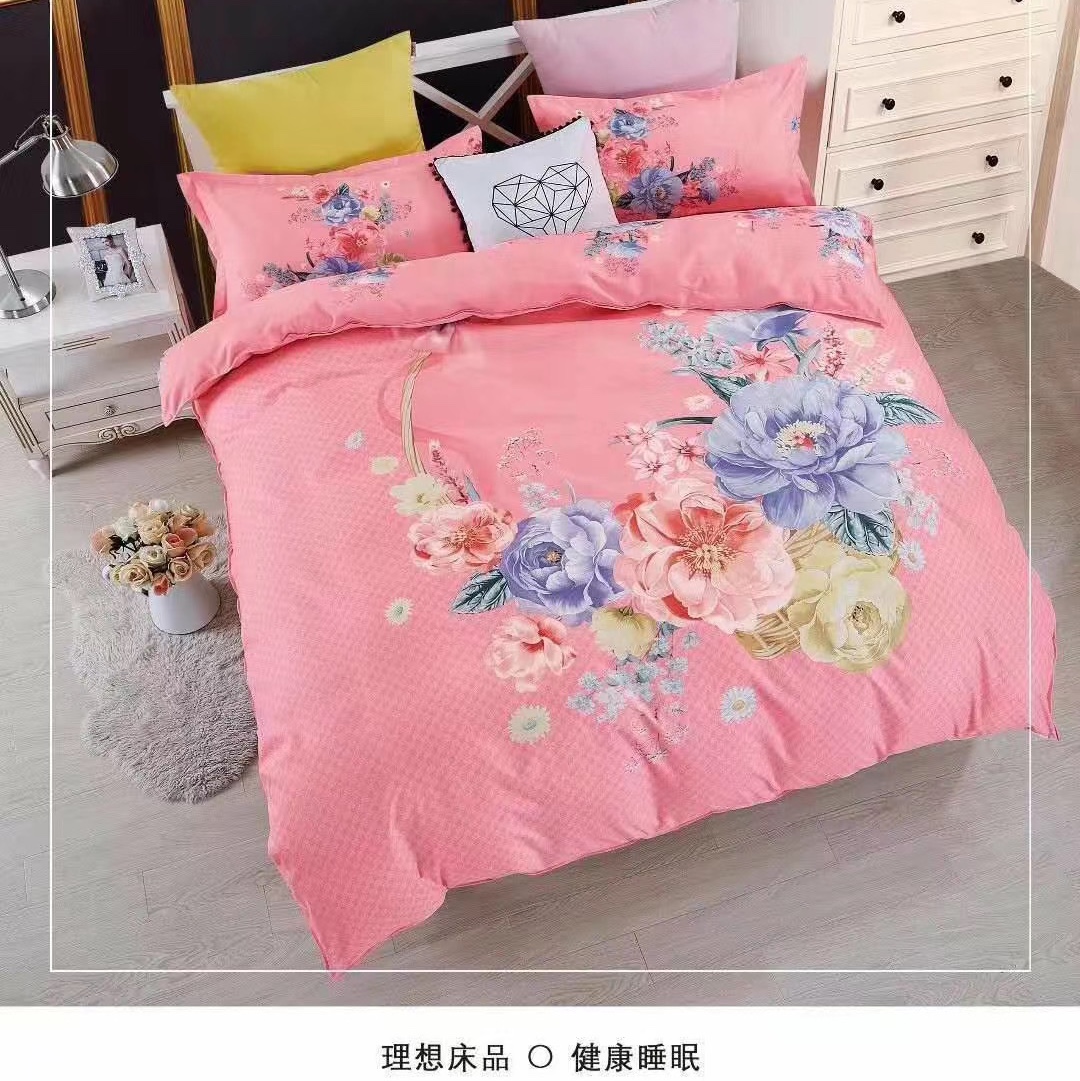 4-piece bedding set in large format, targeted pattern, Kuaishou, Douyin, street stall, the top choice for foreign trade, bestseller and sales king