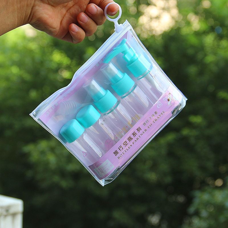 旅行收纳套装7件套空瓶化妆品分装瓶旅行便携分装瓶26410详情图8