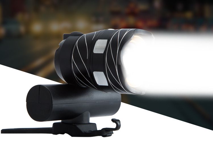 厂家直销充电强光自行车灯 山地车滑板车夜骑装备灯