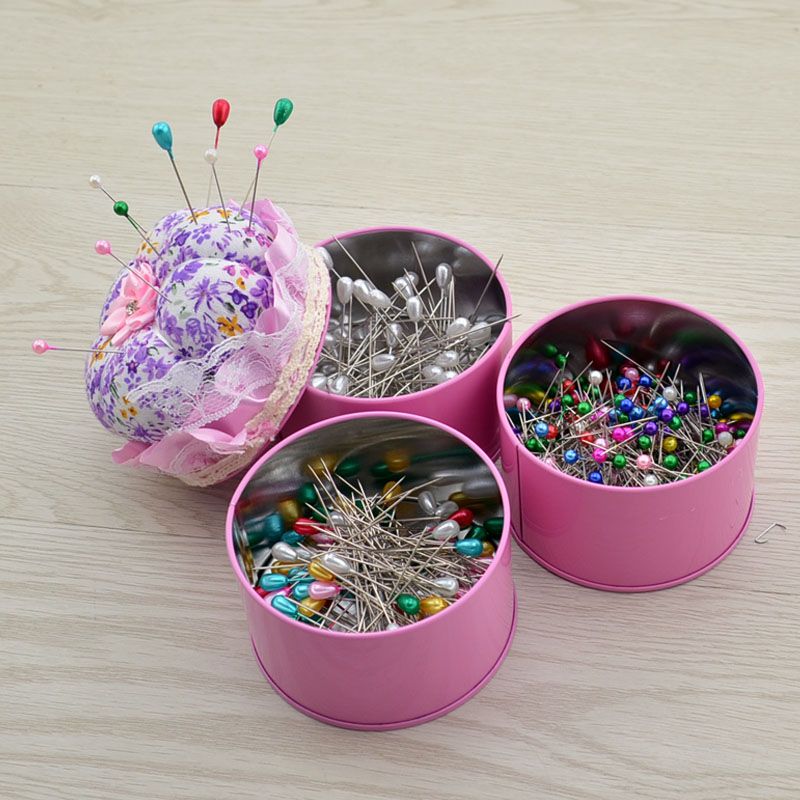Amazon is a hot seller of pearlescent needle packing clothing positioning needle tin storage boxes