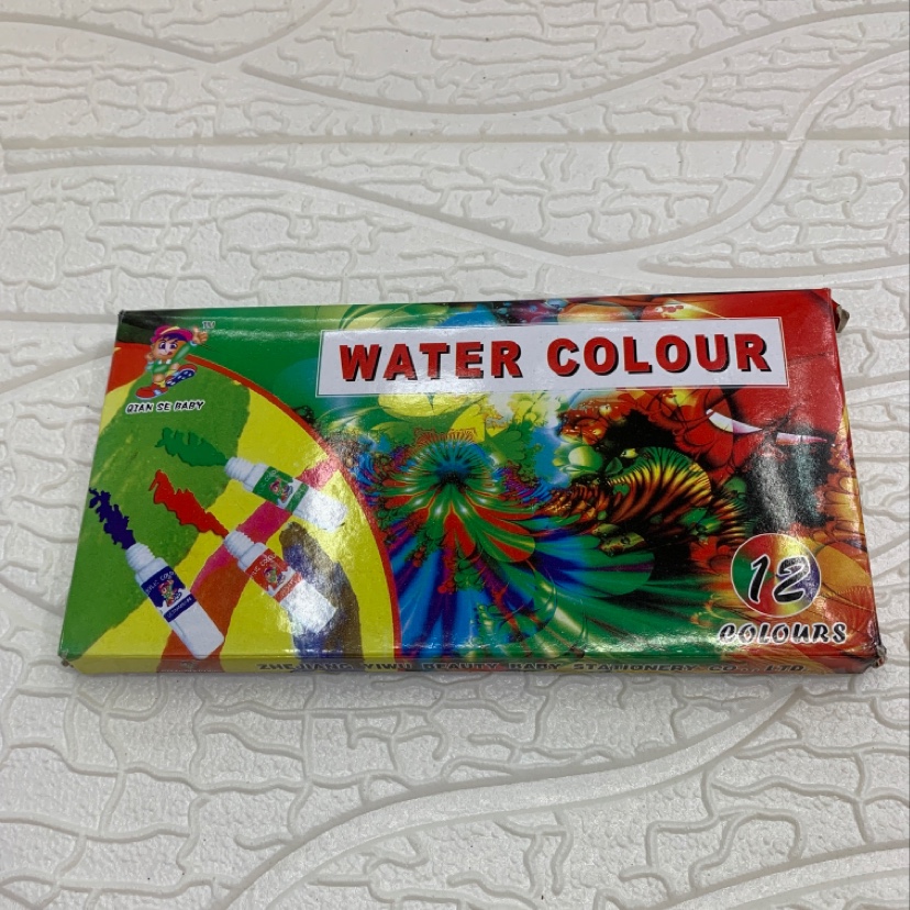 12 color watercolor paint, watercolor set, children's paint