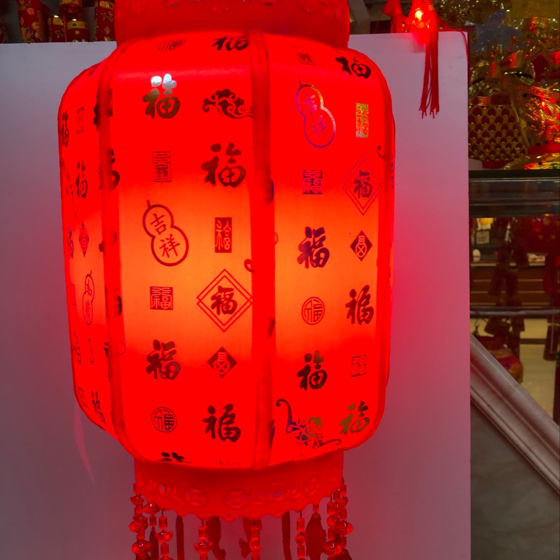 2021 New style factory direct sales wholesale rotating winter melon lanterns, festive wedding and festival supplies. Moving into a new home details Picture
