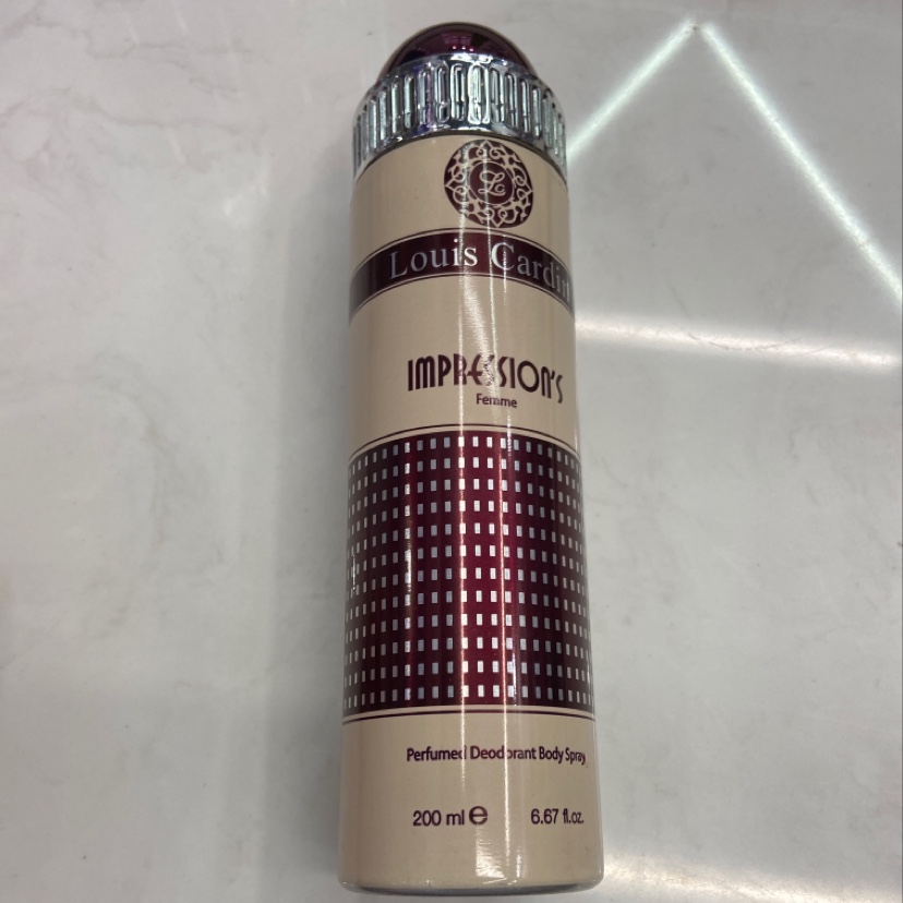Louis cardin高级铝管身体喷雾香水