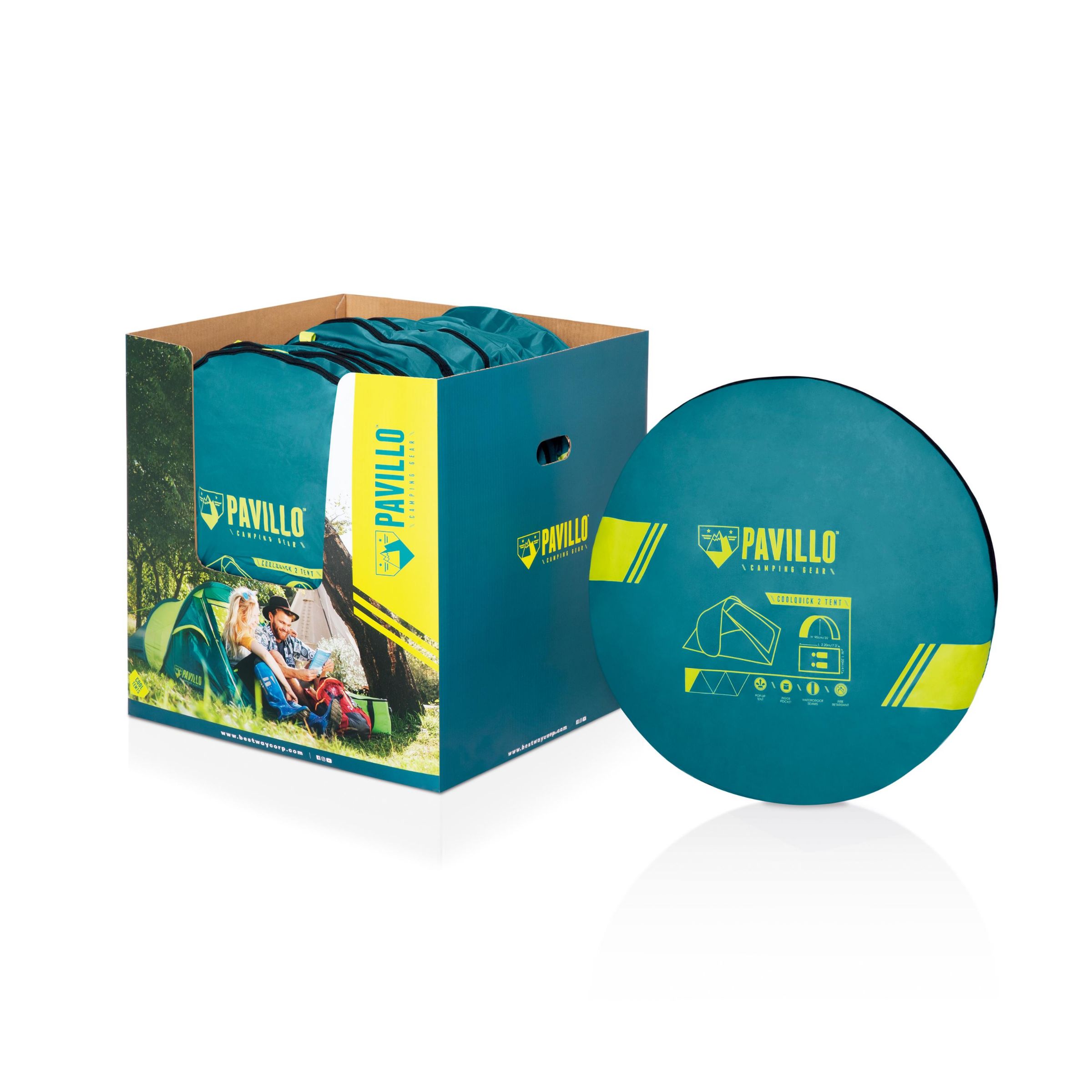 Pavillo™ 7'3"x47"x35" /2.20mx1.20mx90cm 二人野营酷炫快开帐篷详情图8