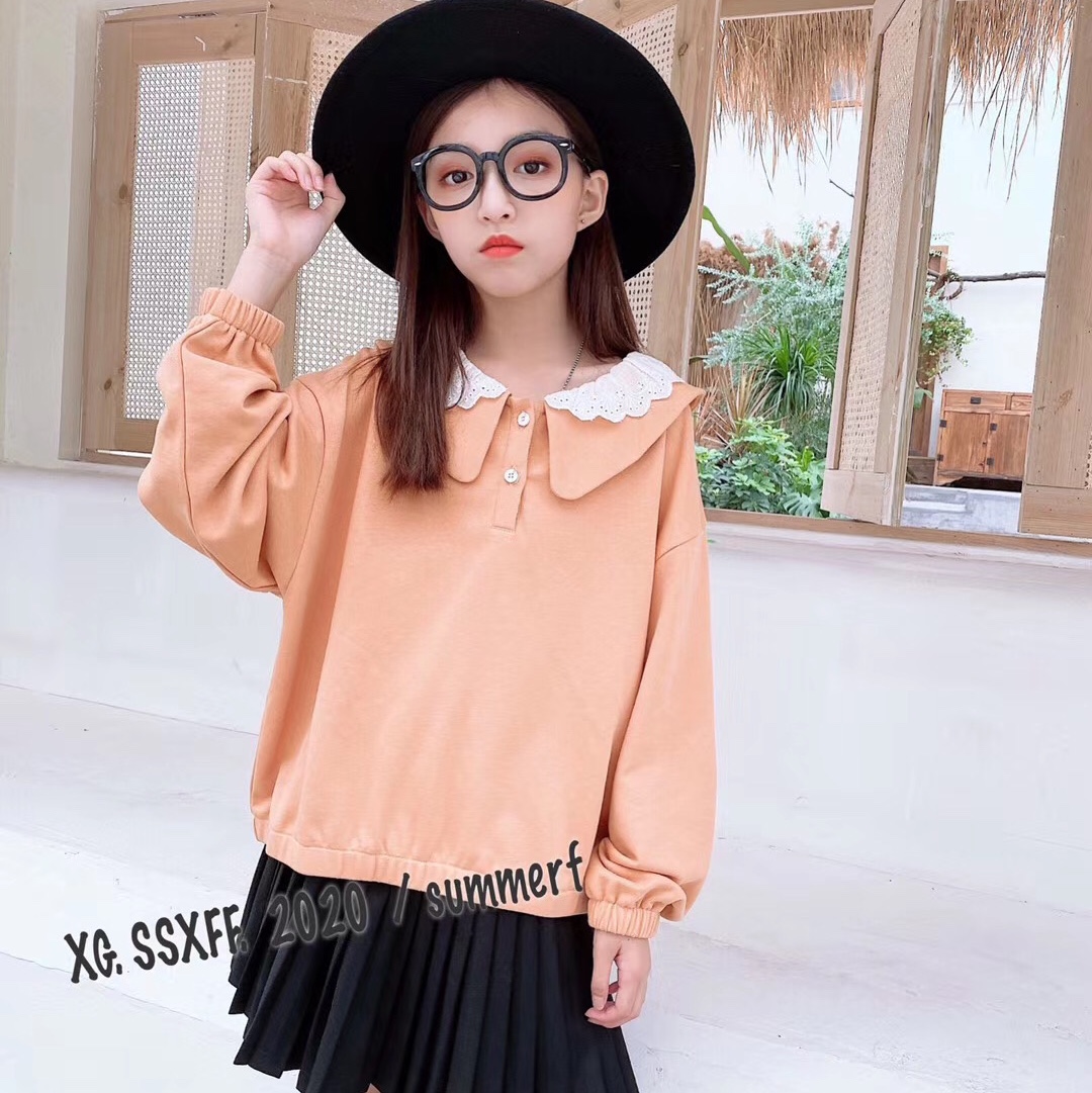 New girls' 2022 T-shirt made of pure cotton